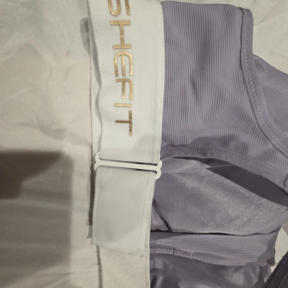 SHEFIT Cross-Back Sports Bras - Black and Light Purple - Picture 8 of 16